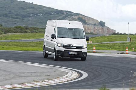 Somerreifentest, MAN TGE-Kastenwagen