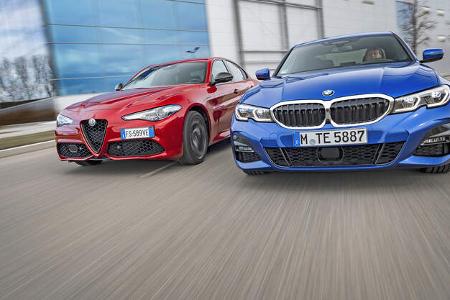 Alfa Romeo Gulia Veloce Ti, BMW 330i, Exterieur