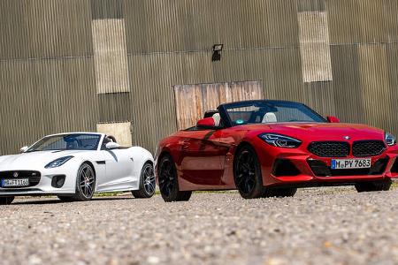 BMW Z4 sDrive 30iM Sport, Jaguar F-Type Cabrio P300 Chequered Flag, Exterieur