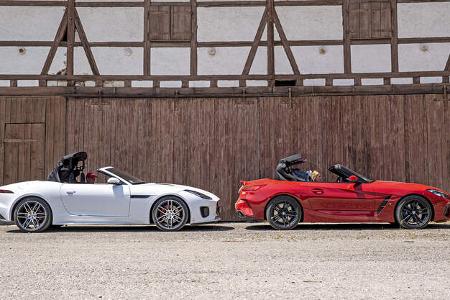 BMW Z4 sDrive 30iM Sport, Jaguar F-Type Cabrio P300 Chequered Flag, Exterieur