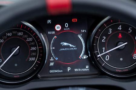 Jaguar F-Type Cabrio P300 Chequered Flag, Interieur