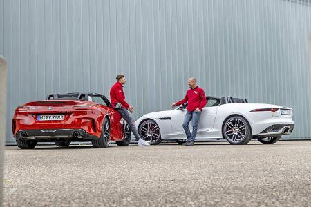 BMW Z4 sDrive 30iM Sport, Jaguar F-Type Cabrio P300 Chequered Flag, Exterieur