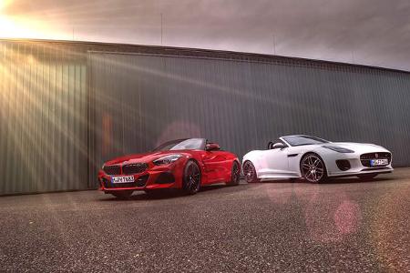BMW Z4 sDrive 30iM Sport, Jaguar F-Type Cabrio P300 Chequered Flag, Exterieur