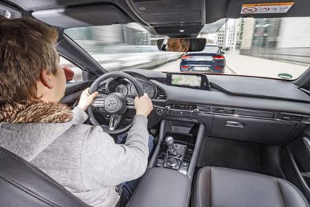 Mazda 3, Fahrbericht, Interieur