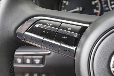 Mazda 3, Fahrbericht, Lenkrad