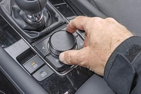 Mazda 3, Fahrbericht, Wählhebel