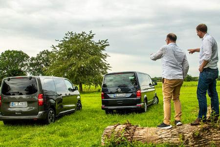 Opel Zafira Life, VW Caravelle, Exterieur