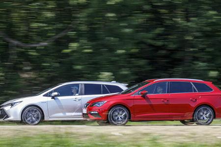 Seat Leon ST, Toyota Corolla Touring Sports, Exterieur