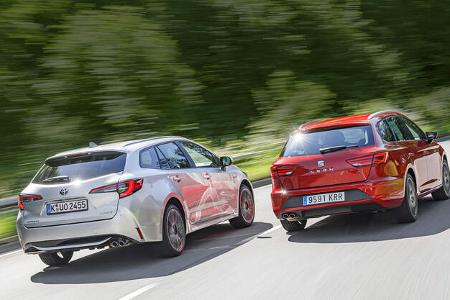 Seat Leon ST, Toyota Corolla Touring Sports, Exterieur
