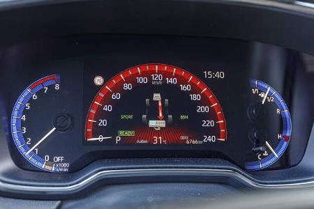 Toyota Corolla Touring Sports, Instrumente