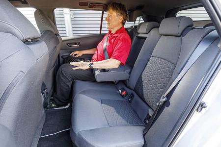 Toyota Corolla Touring Sports, Rückbank