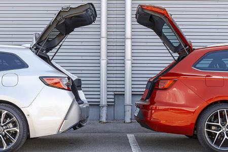 Seat Leon ST, Toyota Corolla Touring Sports, Exterieur