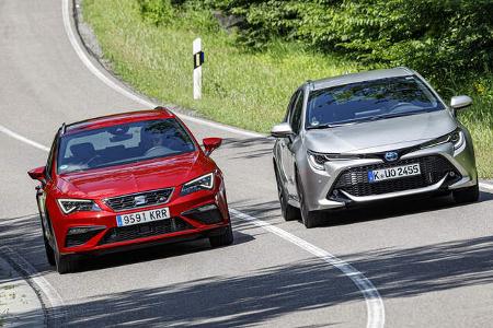 Seat Leon ST, Toyota Corolla Touring Sports, Exterieur