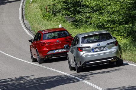 Seat Leon ST, Toyota Corolla Touring Sports, Exterieur