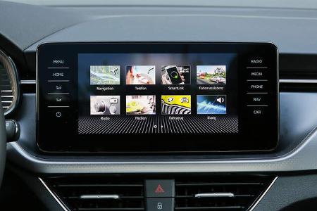 Skoda Kamiq, Touchscreen