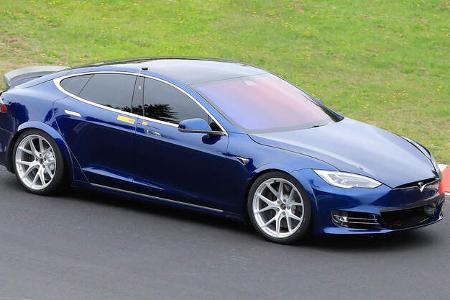 Tesla Model S Nordschleifenrekordversuch
