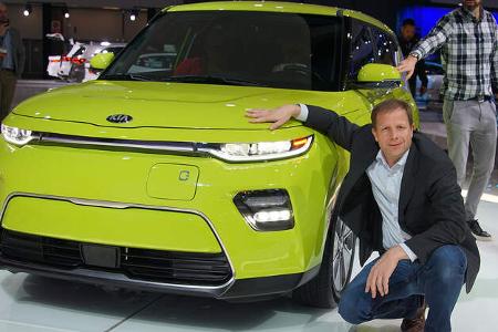 11/2018, Kia e-Soul 2019 Sitzprobe Michael von Maydell LA Auto Show