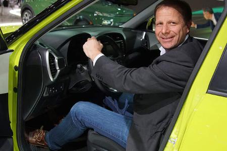 11/2018, Kia e-Soul 2019 Sitzprobe Michael von Maydell LA Auto Show