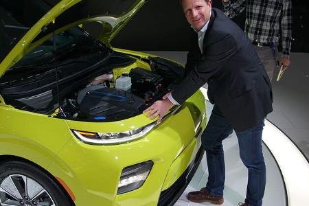 11/2018, Kia e-Soul 2019 Sitzprobe Michael von Maydell LA Auto Show