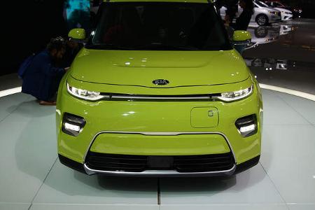 11/2018, Kia e-Soul 2019 Sitzprobe Michael von Maydell LA Auto Show