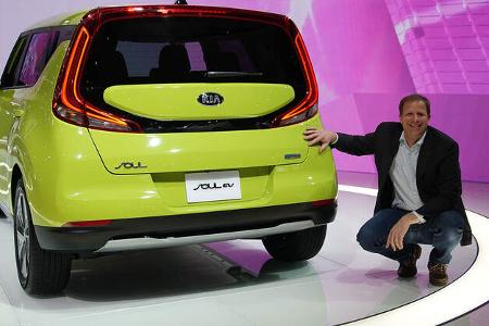 11/2018, Kia e-Soul 2019 Sitzprobe Michael von Maydell LA Auto Show