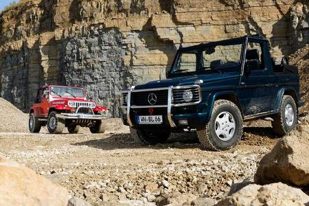 Jeep Wrangler & Mercedes G