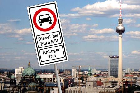 Diesel Fahrverbot Euro 5 Berlin Schild
