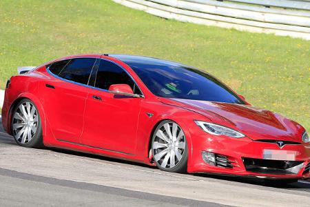 Tesla Model S Nordschleifenrekordversuch