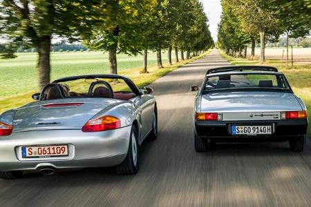 Porsche Mittelmotor-Vergleich 914 Boxster (986)