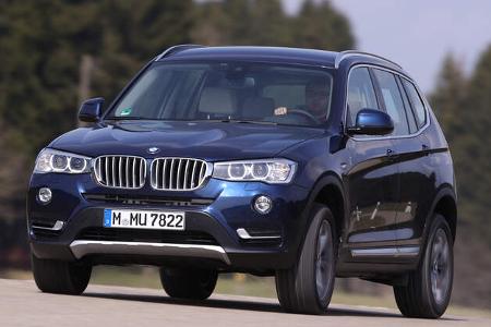 BMW X3 xDrive 35d, Frontansicht