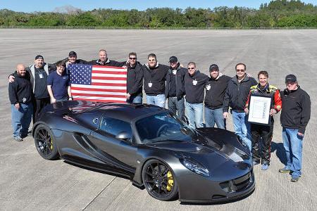 03/2014 Hennessey Venom GT Rekordfahrt