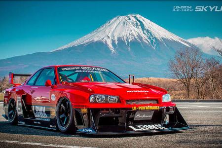 01/2020, Liberty Walk Nissan Skyline R34 Widebody