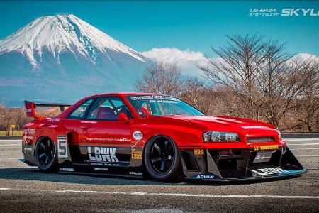 01/2020, Liberty Walk Nissan Skyline R34 Widebody