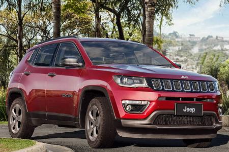 Jeep Compass Front Seite Fahrbild