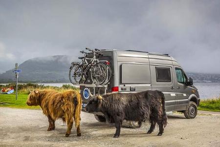 Campingbus-Reise Schottland