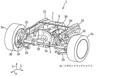 Mazda Hybrid Konzept Radnabenmotoren Kondensator