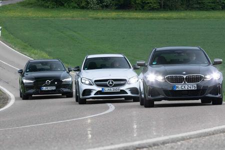 BMW M340i Touring xDrive, Mercedes-AMG C 43 T 4Matic, Volvo V60 T8 Polestar Engineered, Exterieur