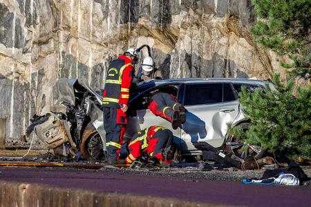 11/2020, Kran-Crashtest von Volvo