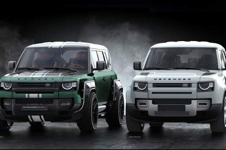 Carlex Land Rover Defender Racing Green Edition Tuning