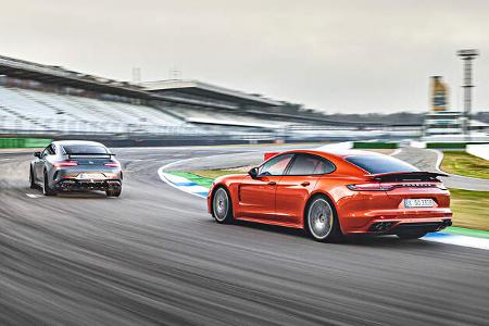 Mercedes-AMG GT 63 S, Porsche Panamera Turbo S, Exterieur