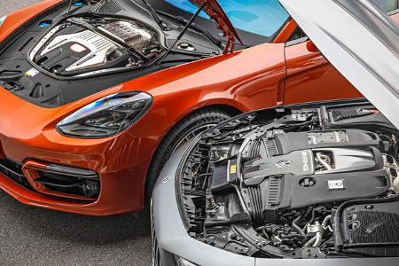Mercedes-AMG GT 63 S, Porsche Panamera Turbo S, Motoren