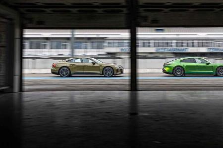 Audi RS E-Tron GT, Porsche Taycan Turbo