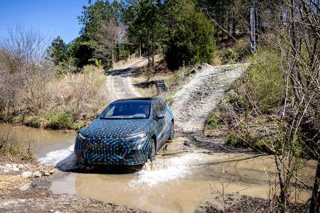 Mercedes EQS SUV Mitfahrt