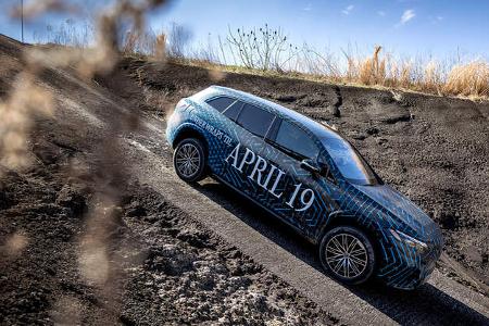 Mercedes EQS SUV Mitfahrt