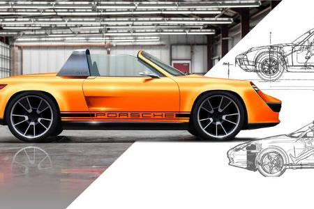 Porsche 914 Boxster Umbau Projekt Design Render