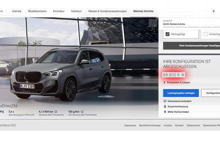 BMW X1 (2022) Konfigurator