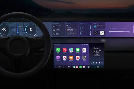 Apple Carplay Update mit neuen Designs und Steuerung von Komfortfunktionen im Auto.