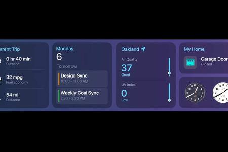 Apple Carplay Update mit neuen Designs und Steuerung von Komfortfunktionen im Auto.