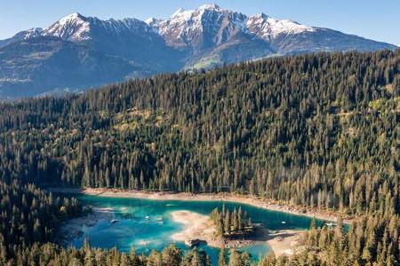 Bergsee, Alpen, Wald