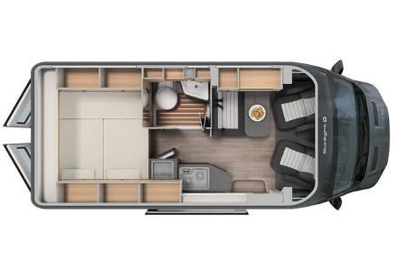 Sunlight Cliff 590 4x4 Ford Transit (2023)